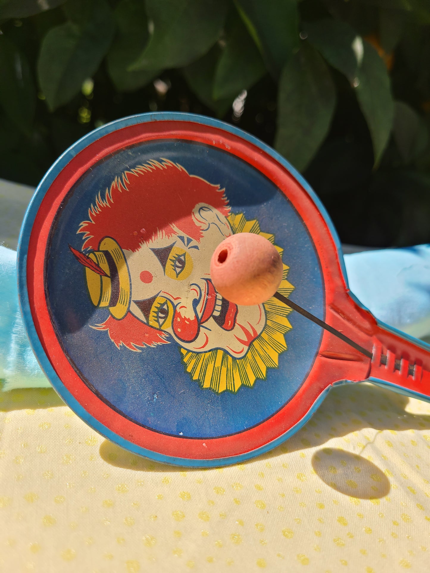 Vintage Metal Noise Maker ~ Clown